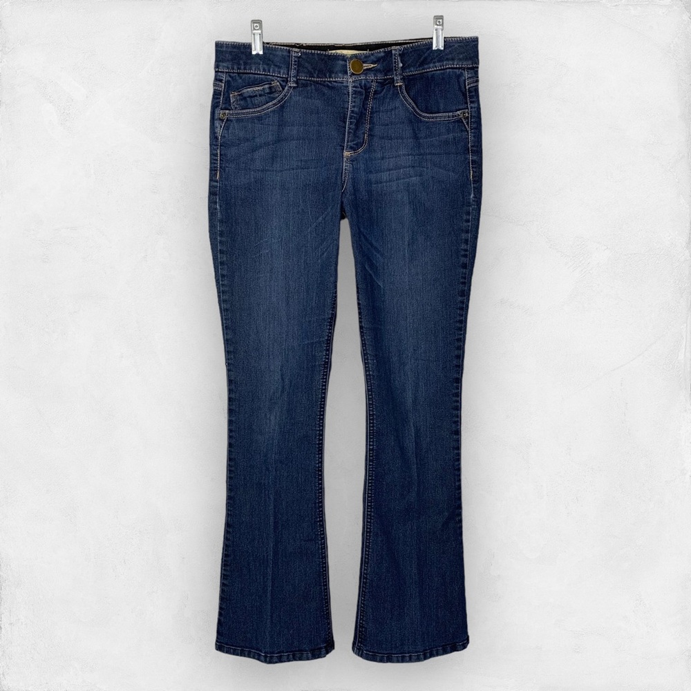 Democracy dark wash bootcut jeans 10 “Ab”solution stretch western jeans boot cut